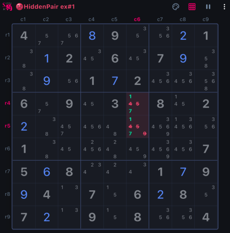 Placeholder for a Hidden Pair walkthrough screenshot