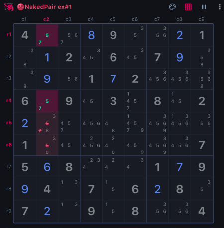 Placeholder for a Naked Pair walkthrough screenshot